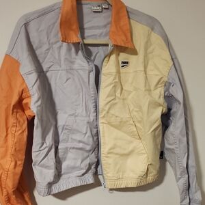 Puma Women's Orange, Yellow, and Gray Jacket
